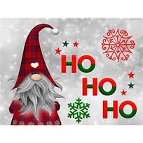 Full Square Diamond Painting Santa Claus Diamond Embroidery Christmas Cartoon Handicraft Needlework Art Handmade Gift Full Round 20X30CM red