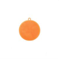 Soft Silicone Scouring Pad Silicone Cleaning Brushes Washing Sponge Dish Bowl Pot Cleaner Washing Tool Kitchen Accessories oranžinė
