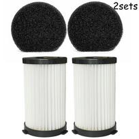 2 rinkiniai pakaitinių filtrų + kempinių rinkinys laidiniam dulkių siurbliui Moosoo D600 D601 black