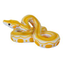Mini lankstus tikroviškas mokomasis pokštas, juokaujantis gyvatės rekvizitas, imituojamas Python geltona