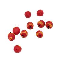 10Pcs 1:12 Dollhouse Miniature Fruit Kitchen Dining Model Play Toy raudona