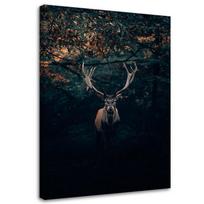 Feeby Canvas print, Elniai krūmuose 40x60 žalia