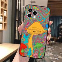 Telefono dėklas, skirtas iPhone 14 Pro Max 13 12 11 Pro Max Xs Xr X 12mini 14 Plus Se Mushrooms Art Case Funda iphone 14