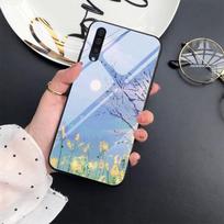 Painting Scenery Capas Case For Samsung Galaxy A52 A70 A71 A73 A53 A13 5g A03 A72 A22 A21s A03 Core A42 Tempered Glass Cover For Samsung A12