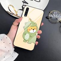 Couple Cat dinozaurų dėklas, skirtas Samsung Galaxy A73 A53 A33 A72 A52 A32 dangtelis, skirtas Samsung A22 A21 A13 A21s 5g A50 Glass Capinha For Samsung A22 4G black