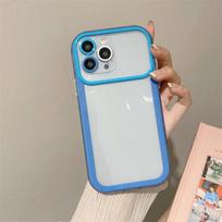 Candy Color Clear Camera Lens Protection Phone Case For Iphone 13 12 Pro Max 11 X Xr Xs Max 13 Shockproof Silicone Cover Coque For iPhone 13 Pro