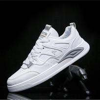 New Microfiber Leather Casual Shoes Breathable Non-Slip Versatile Korean Student Fashion Sneakers 39 pilka