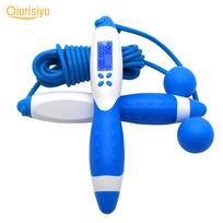 MOONN Digital Counter Anti Slip Handle Jump Rope balta