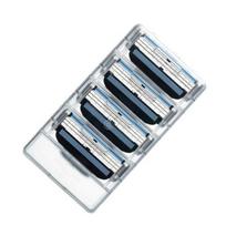 3 Layers Men Face Shaving Razor Blades Male Manual Razor Blades Shaver Trimmer Blades 4pcs