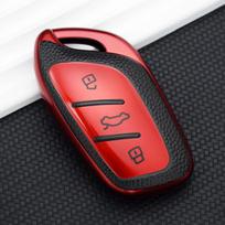 TPU odinė automobilio raktų dėklo dangtelio apsauga, skirta Roewe RX5 i6 ERX5 i5 RX8 RX3, skirta MG6 MG ZS EV EZS HS EHS automatinio stiliaus priedai raudona
