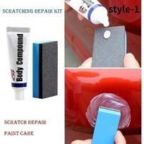 1 rinkinys Automobilio kėbulo sudėtinės pastos rinkinys Scratch De-mark Abrazyvinių dažų priežiūra Automatinis poliravimas Šlifavimas Automobilių pasta Poliravimo priežiūra Repair agent and sponge gray