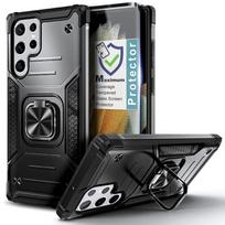 Case for Samsung Galaxy S22/S22+/S22 Ultra Ring Stand Cover Magnetic Armor Phone Case Samsung S23 Ultra Plus Stand Cover For Samsung Galaxy S22 juoda