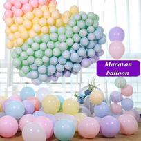 100 vnt 10 colių Macaron balionai Spalvingi latekso balionai vakarėliui gimtadienio vakarėliui papuošti 100pcs gray
