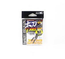 Masalas DJ-89 Lydekos Plieninio Laido Dvigubi Assist Kabliukai Dydis 1/0 (6219) black