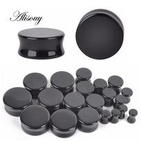 Aukštos kokybės ausų plėtikliai, auskarų vėrimas 5mm black