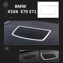 Automobilio stilius A statramsčio durų prietaisų skydelio garsiakalbis dekoratyvinis rėmas BMW X5X6 E70 E71 interjero modifikacija X5X6  1pcs