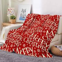 Linksmų Kalėdų tema Flanelinė antklodė Minkšta Lengva Šilta svetainė Miegamojo lova Sofa Sofa Vaikams Dovanos suaugusiems 80*120cm