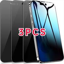 3 vnt anti-spy grūdintas stiklas, skirtas iPhone 15 Pro Max 14 Plus 13 12 Mini 11 Pro ekrano apsauga, skirta iPhone XR XS Max 7 8Plus Glass iphone 11 juoda