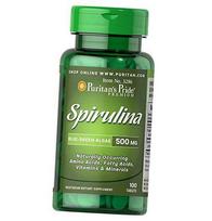 Spirulina, Spirulina 500, Puritan's Pride 100 skirtukas (71367022) 100tab
