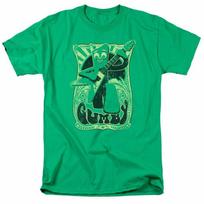 Gumby Vintažinis Roko Plakato Logotipas Licencijuoti TV Kelly Žalia Unisex Marškinėliai XXXL green