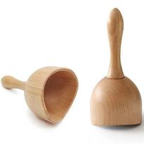 Puodelio tipo medinis Gua Sha aparatas Gua Sha šalinantis meridianinį masažuoklį mažina nuovargį ir skatina kraujotaką A beige
