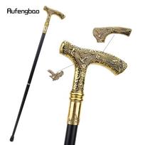 Auksinė prabangi erelio rankena vaikščiojimo lazdelė, madinga dekoratyvinė lazda Gentleman Elegant Cosplay lazdelės rankenėlė Crosier 90 cm įvairiaspalvis