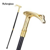 Auksinė prabangi takų linija, vaikščiojimo lazda, madinga dekoratyvinė lazda Gentleman Elegant Cosplay lazdos rankenėlė Crosier 93 cm beige