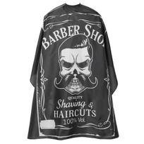 Pro Adults Barbers Ūsai Kirpyklos Audiniai Suknelė Cape Plaukų kirpimo prijuostė juoda