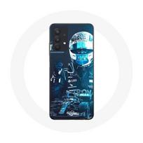 Coque pour Samsung Galaxy A32 5G Formule 1 Valtteri Bottas Pilote de F1 Noir juoda