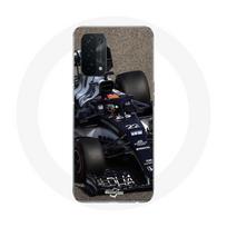 Coque pour Oppo A74 5G Formule 1 Yuki Tsunoda pilote automobile de F1 Bleu mėlyna
