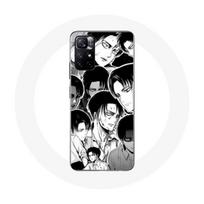 Coque pour Xiaomi Redmi Note 11s 5G Attaque des Titans Manga Levi Ackerman