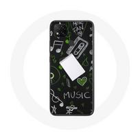 Xiaomi Redmi 9C dėklas su muzikos kasetės dizainu