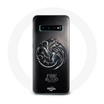 Coque pour Samsung Galaxy S10 Game Of Thrones Targaryen de feu et de sang