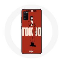 Coque pour samsung galaxy S20 plus La casa de papel Tokyo Fanart logo Fond Rouge
