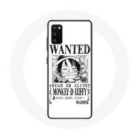 Coque pour Samsung Galaxy S20 plus Luffy One Piece Manga affiche de recherche Blanche