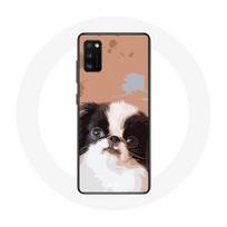 Dėklas Samsung Galaxy S20 plus Japonų spanielis Juodas ir Baltas Šunų veislė