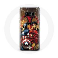 Coque pour Samsung Galaxy S8 plus Avengers invaders Anciens soldats
