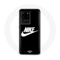 Coque - Nike - Samsung Galaxy S20 Ultra - Souple - Noir - Logo blanc balta