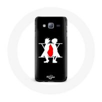 Dėklas Samsung Galaxy J7 Hunter x Hunter Manga Logotipas Juodas