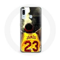 Coque pour Samsung Galaxy A40 Lebron James Joueur de Basketball