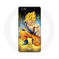 Coque pour Huawei P8 Lite Son goku dragon ball corps enervé