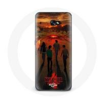 Coque pour Samsung Galaxy A5 Stranger Things Saison 4 Affiche Art Equipages de la Nouvelle Théorie