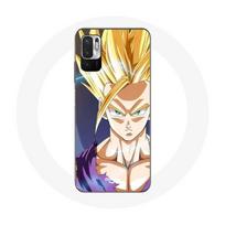 Dėklas Xiaomi Poco M3 Pro Manga Dragon Ball Sangoku Geltonas