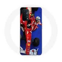 Coque pour Oppo A54 5G Formule 1 Fernando Alonso Pilote automobile F1 Rouge raudona
