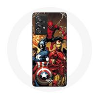 Coque pour Samsung Galaxy A52 Avengers invaders Anciens soldats