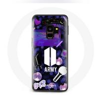 Dėklas Samsung Galaxy S9 Bangtan Sonyeondan BTS Logotipas Army Bomb Šviesos lazdelė