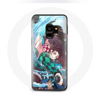 Coque pour Samsung Galaxy S9 Tanjiro et Nezuko Demon Slayer Kimetsu no Yaiba Anime