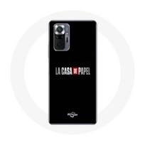 Coque pour Xiaomi Redmi Note 10 Pro La casa de papel Logo juoda