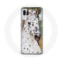 Coque pour Samsung Galaxy A20e Appaloosa Cheval blanc