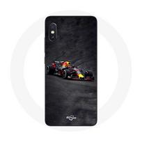 Coque pour Xiaomi Redmi Note 5 AI Dual Camera Formule 1 Max Verstappen F1 noir rouge et jaune juoda